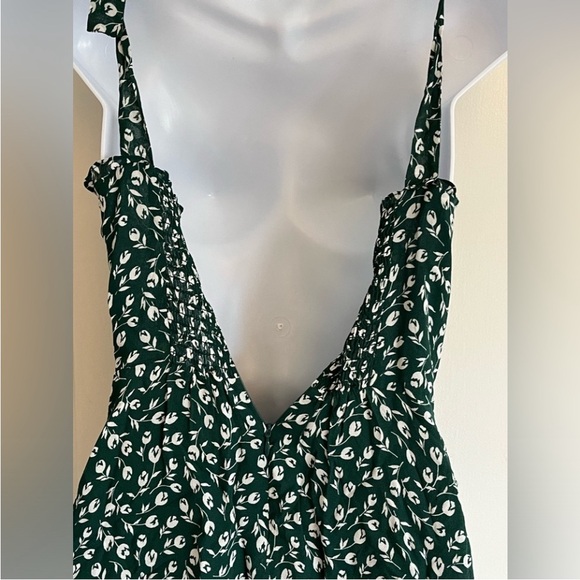 Reformation Green Floral Mini Dress - Picture 5 of 16